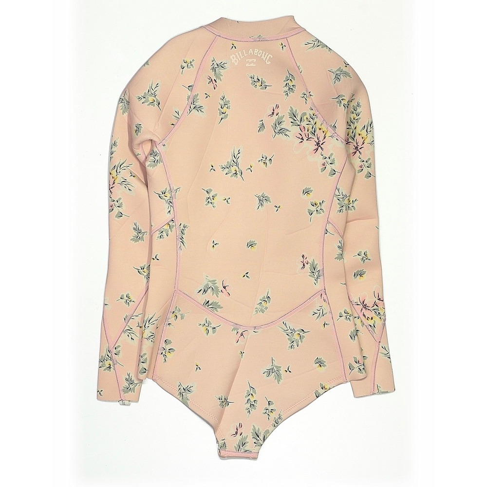 NWOT Billabong | Salty Dayz Wetsuit Springsuit 6 Pink Longsleeve Front Zip - Picture 5 of 7